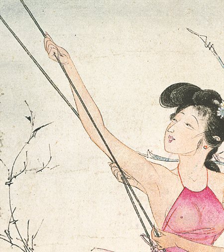 蓝山-胡也佛的仕女画和最知名的金瓶梅秘戏图